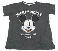 Tmavošedé tričko s Mickeym Disney