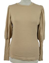 Dámské béžové žebrované triko Primark