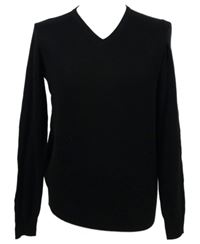 Pánský černý svetr s náloketníky Nobel League 