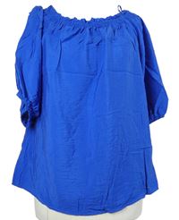 Dámská safírová halenka s lodičkovým výstřihem F&F