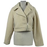 Dámský béžový buklé crop křivák Nolless