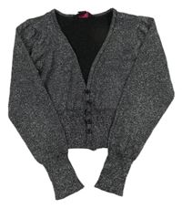 Černo-stříbrné svetrové bolerko Yd.