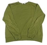 Khaki mikina H&M