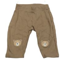 Hnědé lehké tepláky