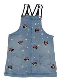 Světlemodré riflové laclové šaty Minnie Disney + C&A