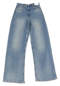 Nové - Modré wide leg rifle H&M