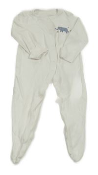 Bílý overal se slonem George