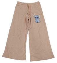 Světlerůžové široké tepláky se Stitchem Disney