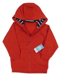 Nové - Červená propínací mikina s kapucí Matalan