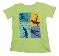 Limetkové tričko se sportovci St. Bernard