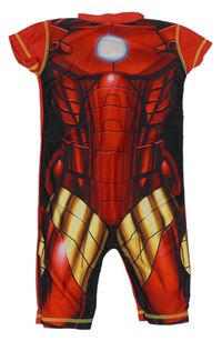 Červený UV overal - Iron Man Marvel
