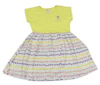 Žluto-květované bavlněné šaty Mountain Warehouse
