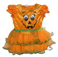Kostým - Oranžové šaty s dýní