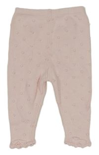 Světlerůžové kamaše s nopky 