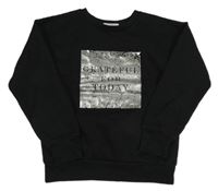 Černá mikina s nápisem Primark 