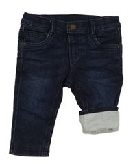 Tmavomodré podšité rifle C&A