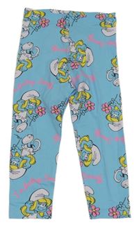 Světlemodré legíny se Šmoulinkou 