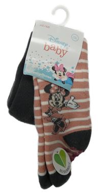 Nové - Antracitovo-růžové punšocháče s Minnií Disney