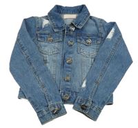 Modrá riflová bunda s prošoupáním Lipsy 