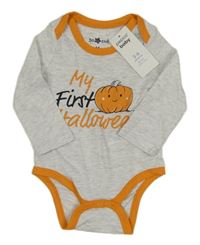 Nové - Šedo-oranžové body s dýní So Cute