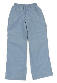 Světlemodré šusťákové podšité kalhoty Alive