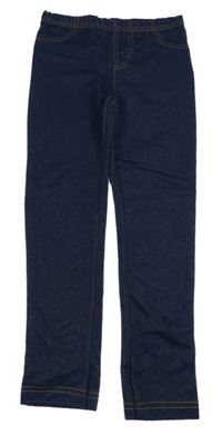 Tmavomodré legíny riflového vzhedu Primark