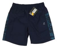 Nové - Tmavomodré sportovní kraťasy s logem Energetics