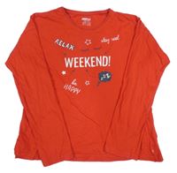 Červené triko s nápisem Pepperts