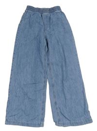 Modré wide leg rifle H&M