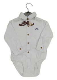 Nové - bílé košilové body little gent