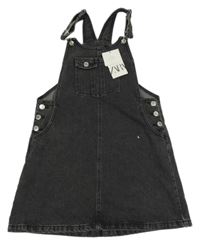 Nové - černošedé riflové šaty ZARA