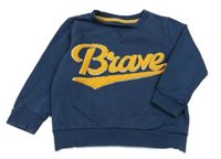 Tmavomodrá mikina s nápisem F&F