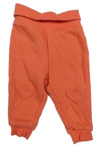 Lososové teplé tepláky se srdíčky lupilu