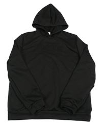 Černá mikina s 3D nápisem a kapucí SHEIN