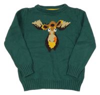 Smaragdový funkční svetr s losem MOUNTAIN WAREHOUSE