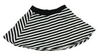 Bílo-černá pruhovaná sukně zn. H&M
