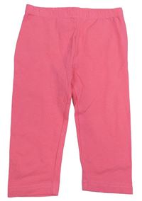 Tmavorůžové capri legíny E-Vie