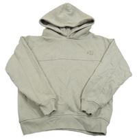 Světlešedá mikina s logem a kapucí River Island