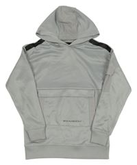 Šedá sportovní mikina s kapsou a kapucí George