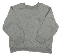 Šedá melírovaná mikina H&M