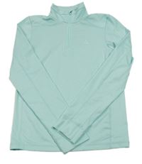 Tyrkysová sportovní mikina