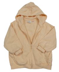 Meruňková propínací mikina s kapucí Zara