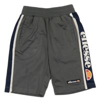 Tmavošedé sportovní kraťasy s logem Ellesse