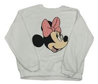 Bílá mikina s Minnie H&M