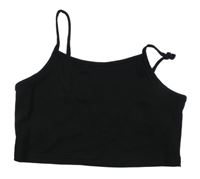 Černý crop top Shein