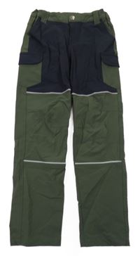 Khaki-černé outdoorové kalhoty King Craft