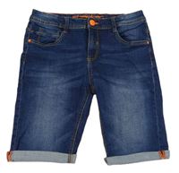 Modré skinny riflové kratasy Chapter young