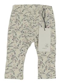 Nové - bílé vzorované legíny Name it