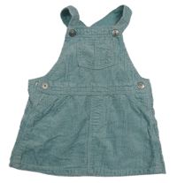 Světlemodré laclové manšestrové šaty H&M