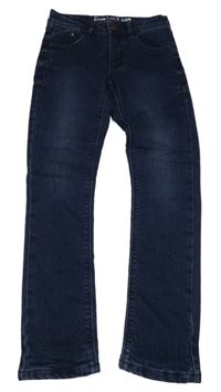 Tmavomodré podšité skinny rifle Pocopiano